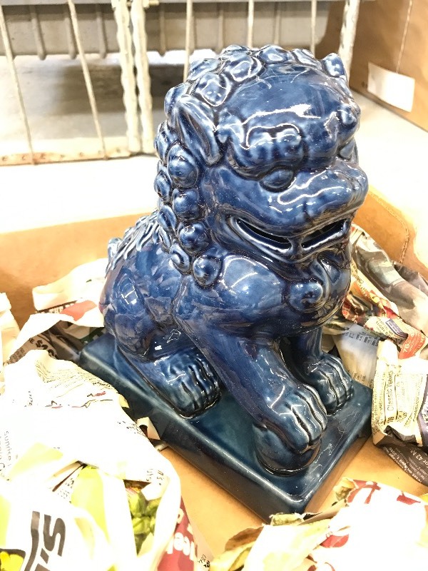 lot 271 image: FOO DOG STATUES