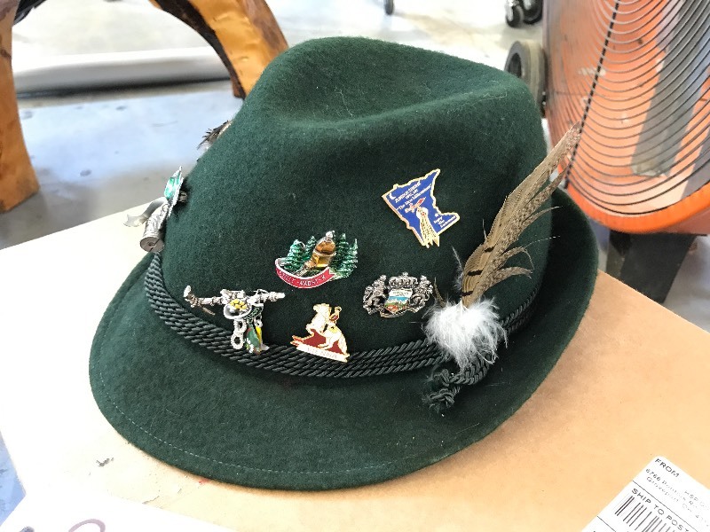 lot 283 image: GERMAN BAVARIAN HIKING HAT