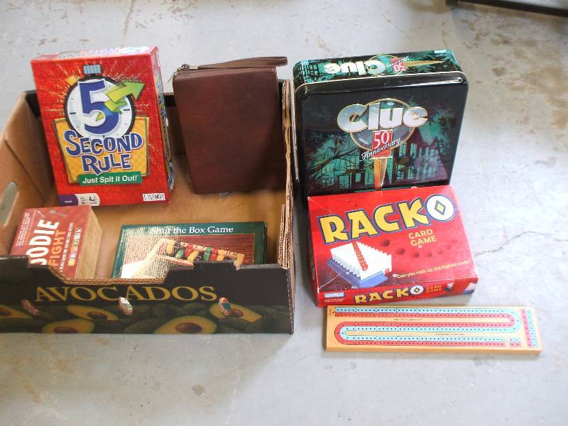 lot 229 image: BOX OF GAMES
