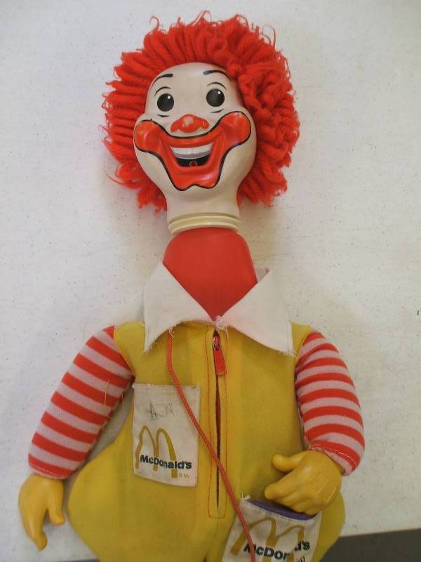 BUBBLE BLOWING RONALD MC DONALD | JULY CONSIGNMENT | K-BID