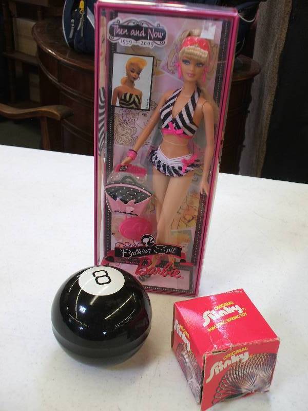 lot 235 image: BARBIE, SLINKY, EIGHT BALL