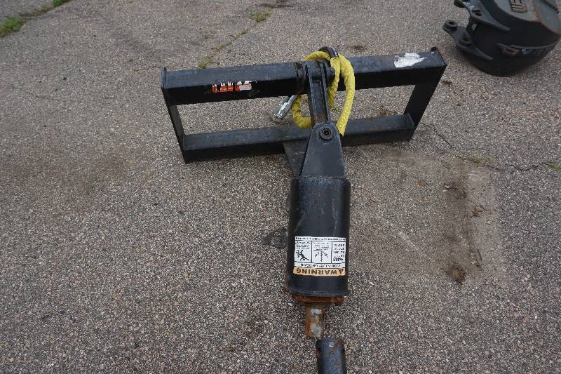 Universal Mount Bobcat Skid Loader Skid Steer Hydraulic Auger Attachment With 12 Bit