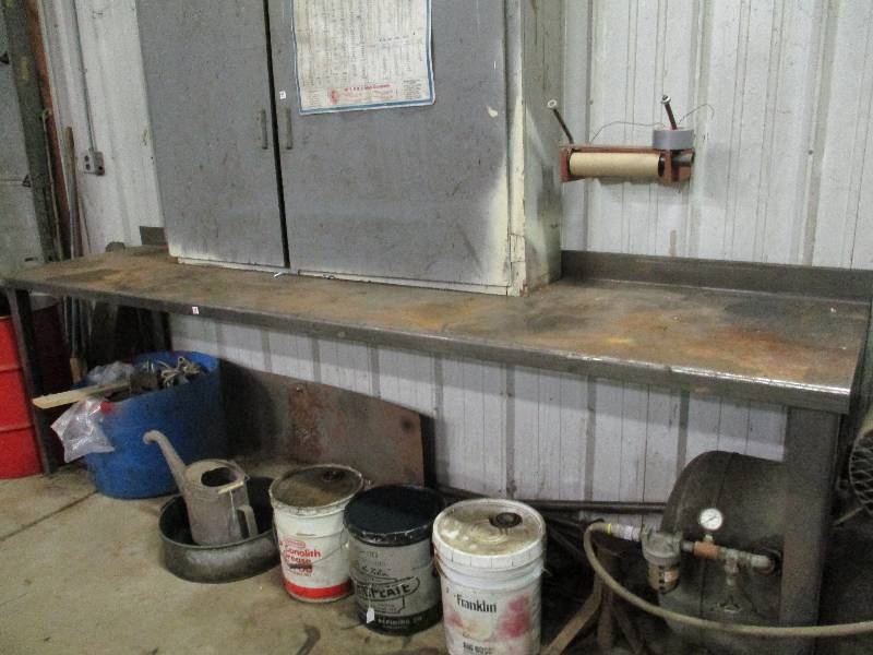 lot 88 image: Steel Work Bench