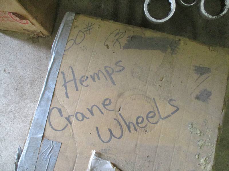 lot 66 image: 2 crane wheel gear drives