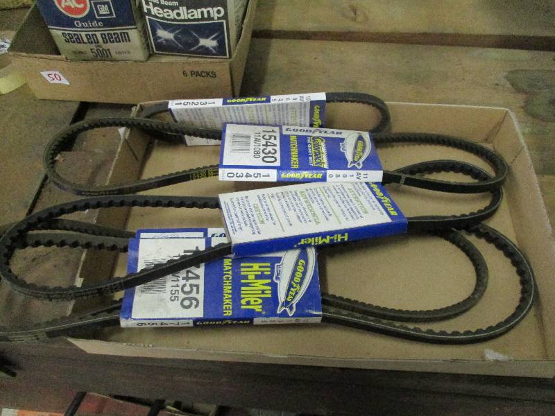 lot 68 image: Goodyear belts