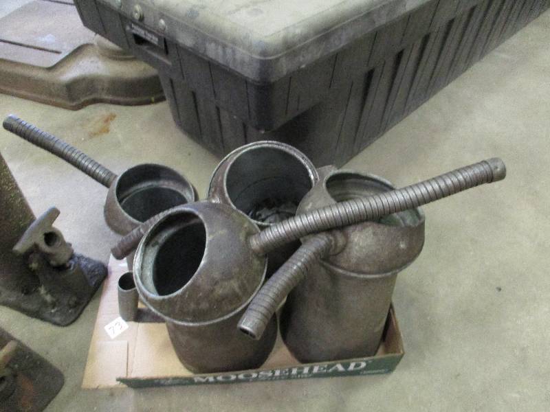 lot 73 image: Oil containers with Spouts