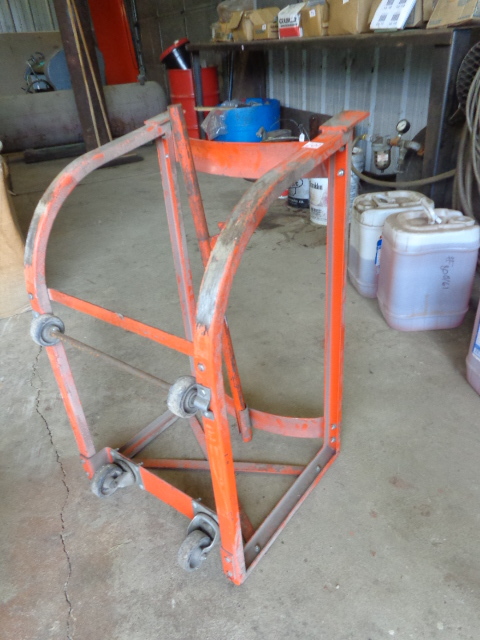 lot 107 image: 55 gallon Drum cart