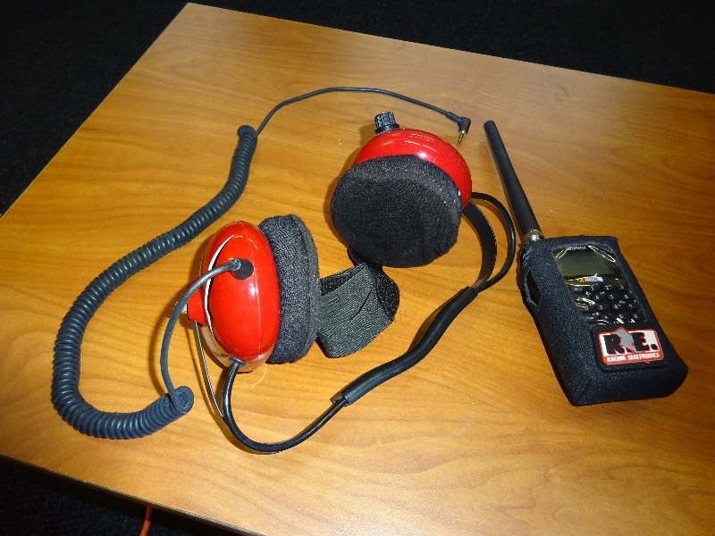 Nascar Scanner and headphones with volume Control