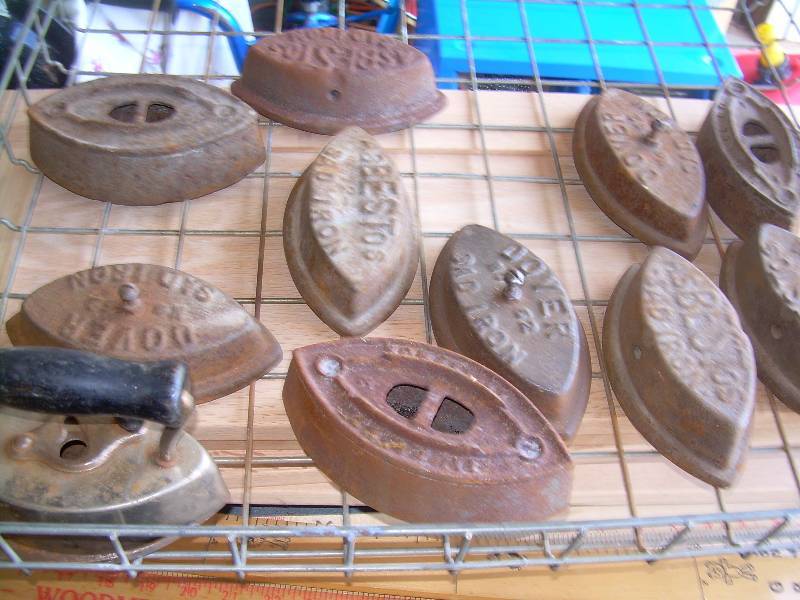 ANTIQUE SOD IRONS