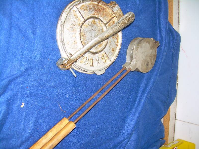 2 ANTIQUE HAMBERGER PRESSES