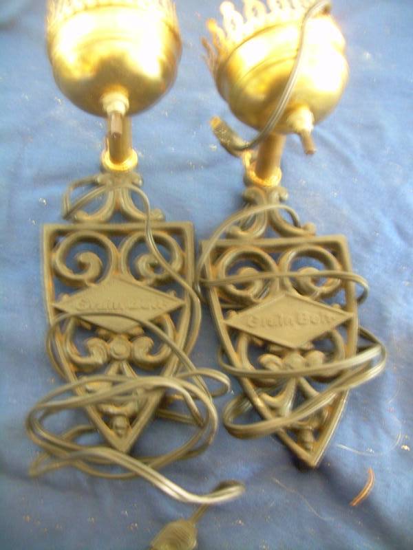 2 GRAINBELT LIGHT FIXTURES