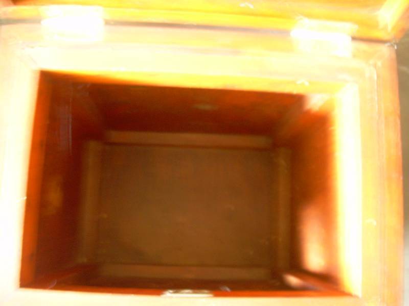 ANTIQUE FISH SEAT AND HOLDING BOX
