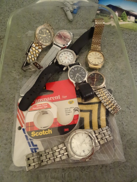lot 44 image: 7 Misc Mens Watches