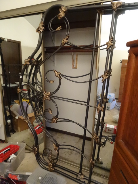 lot 50 image: Metal Head Board and Foot Board