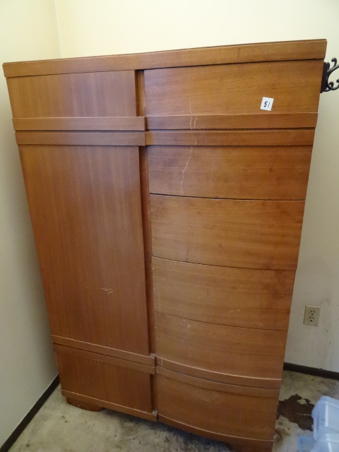 lot 51 image: Vintage Cedar Dresser,