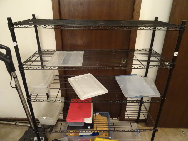 lot 74 image: Wire Rack Shelving Unit NSF