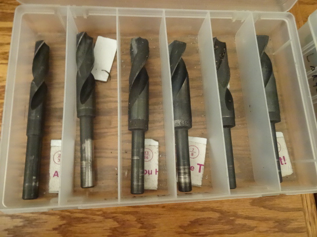 lot 87 image: Misc Large Drill Bits