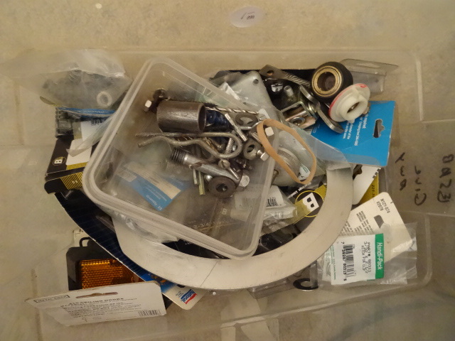 lot 108 image: Bin Full Of Misc Hardware