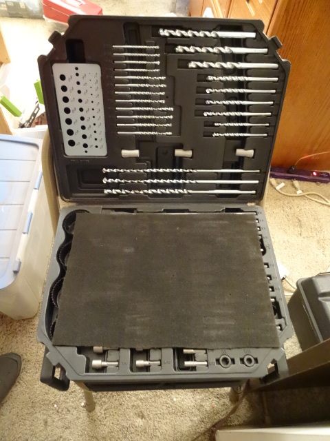 lot 127 image: Large Drill Accessor Kit.