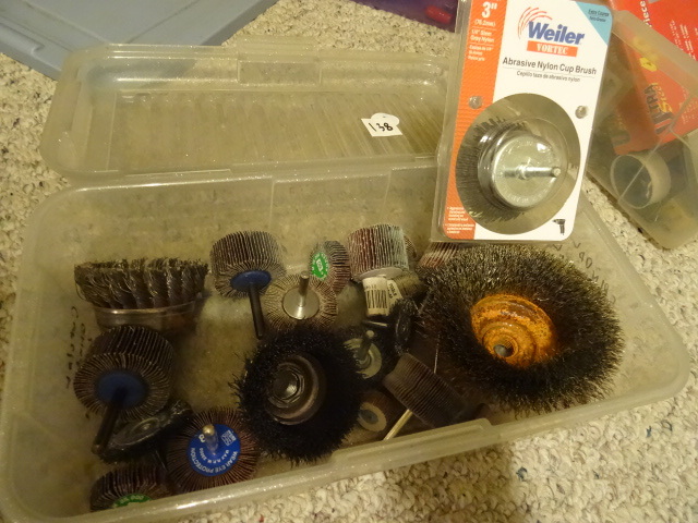 lot 138 image: Wire Brush Head Abrasive Wheels