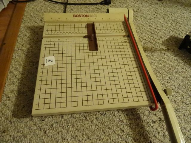 lot 144 image: Boston 12 Paper Cutter