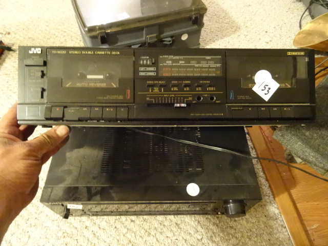 lot 153 image: JVC Stereo Double Cassette Deck