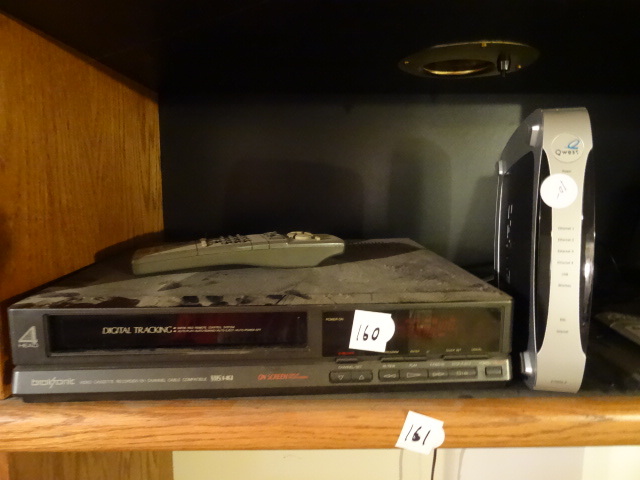 lot 160 image: Broksonic Model VHSA-674 ITC VCR,