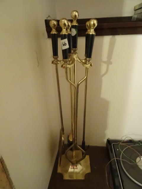 lot 166 image: Fireplace Tool Set