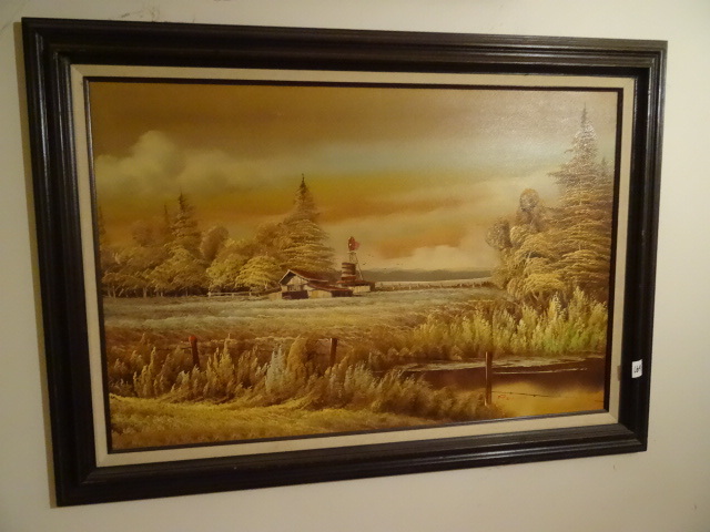 lot 169 image: Original Painting By P. Sabin.  43X31