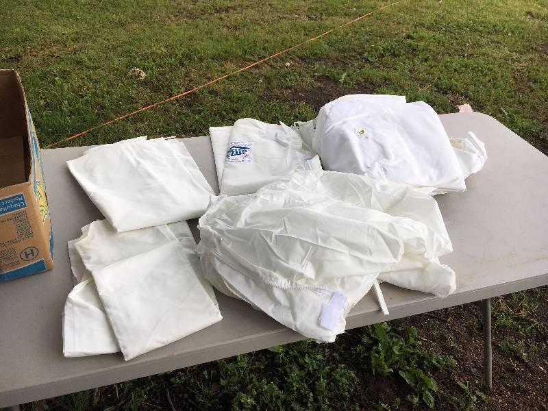 lot 17 image: Lot of EZ Pop Up Replacement Canopies