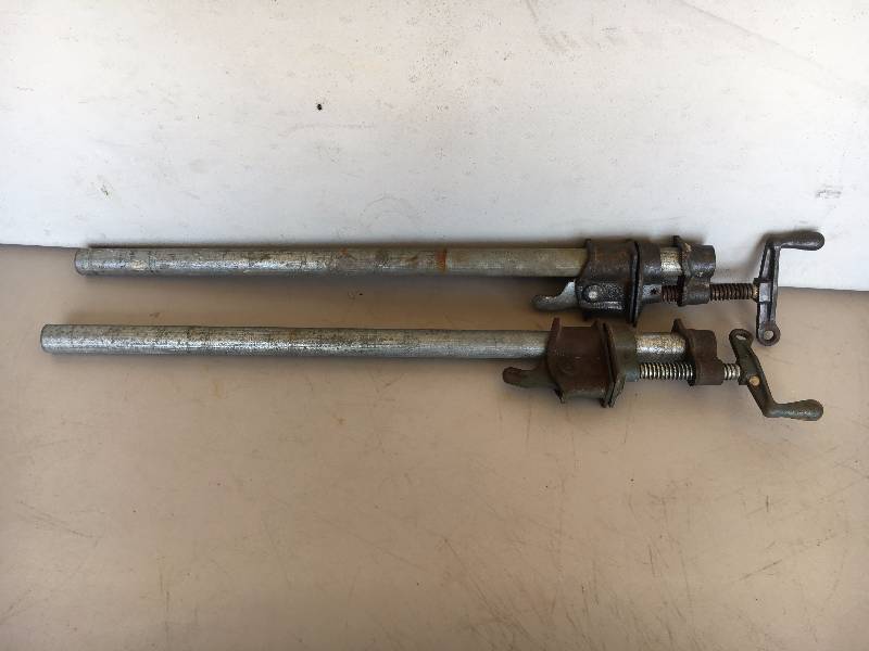 lot 93 image: Pair of 24 Pipe Clamps