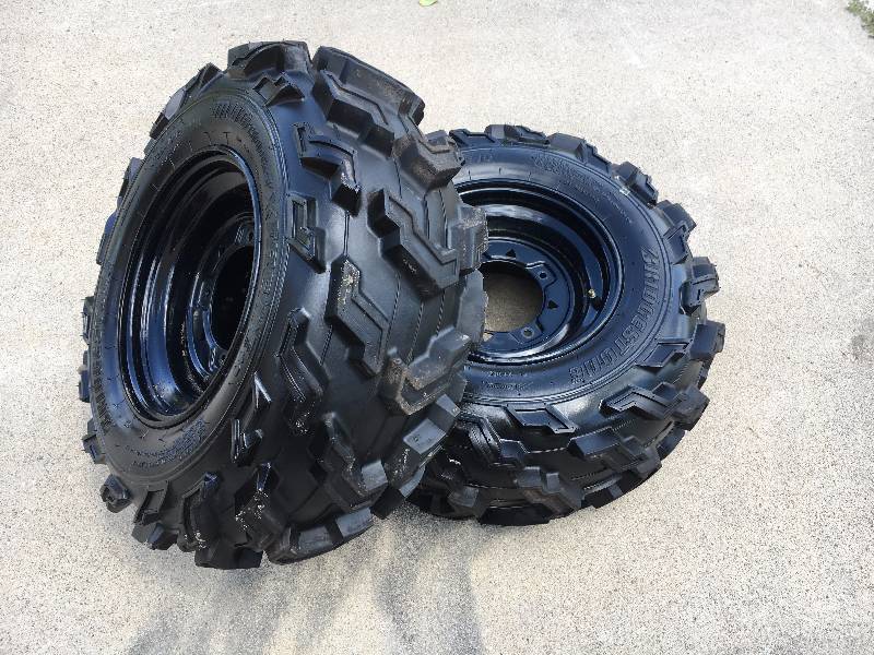 lot 106 image: Xtreme Mud Tires and Rims from Polairs Ranger