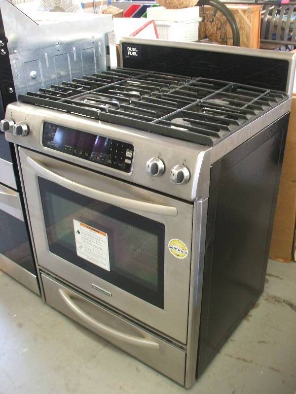 lot 301 image: NEW KITCHEN AID STOVE