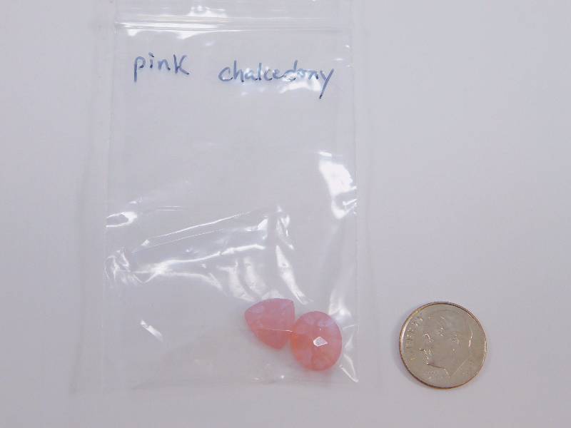 6.8 ct Pink Chalcedony Gemstones