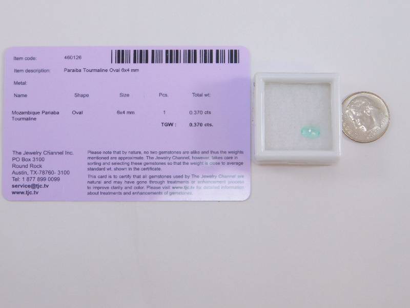 .37 ct Paraiba Tourmaline