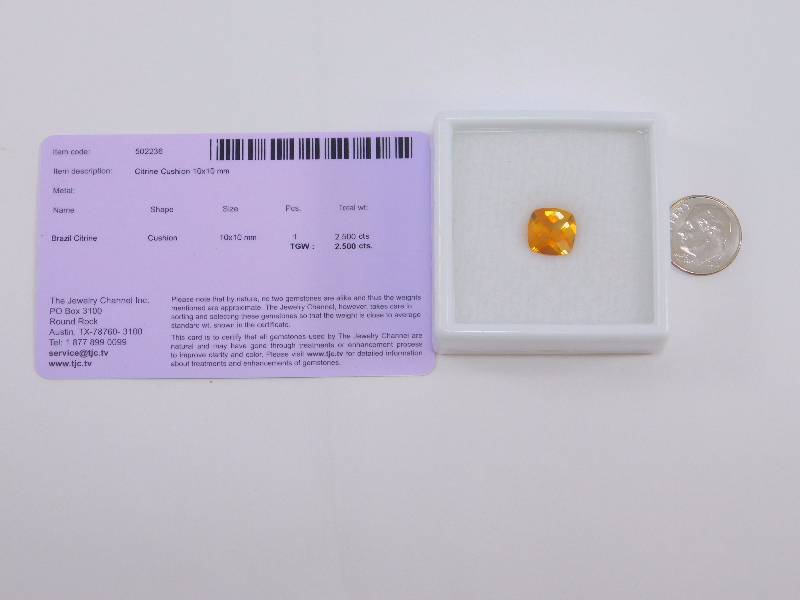 2.5 ct Citrine Gemstone