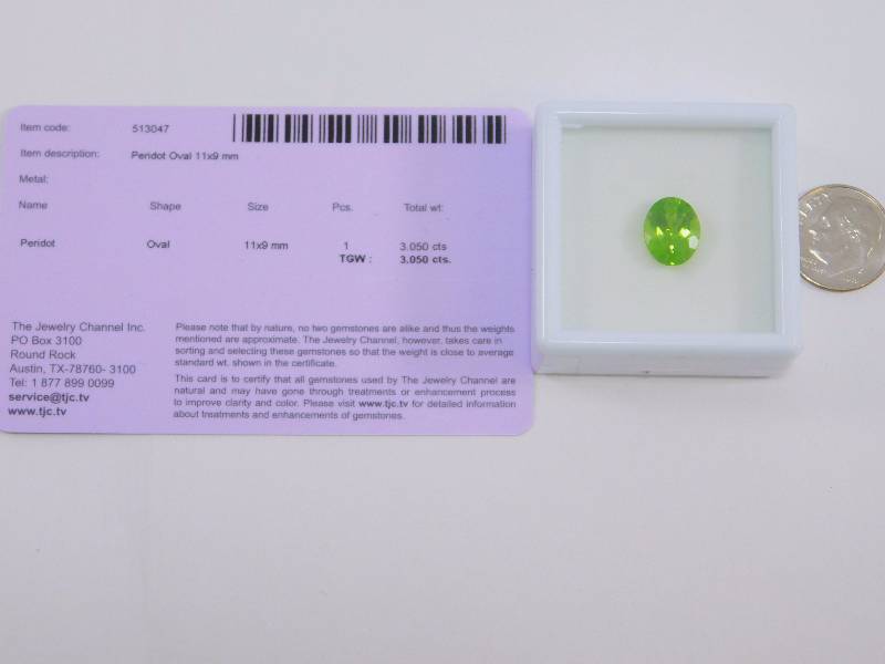 3.05 ct Peridot Gemstone