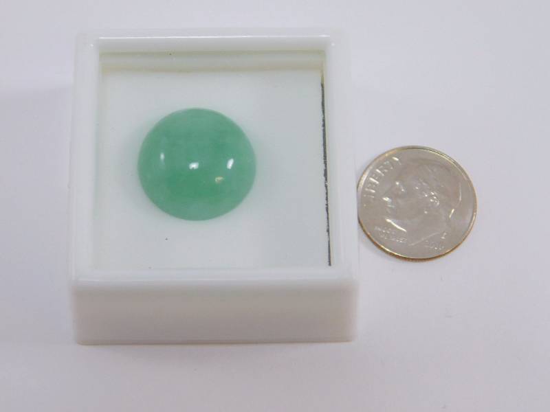 16.9 ct Green Jade Gemstone