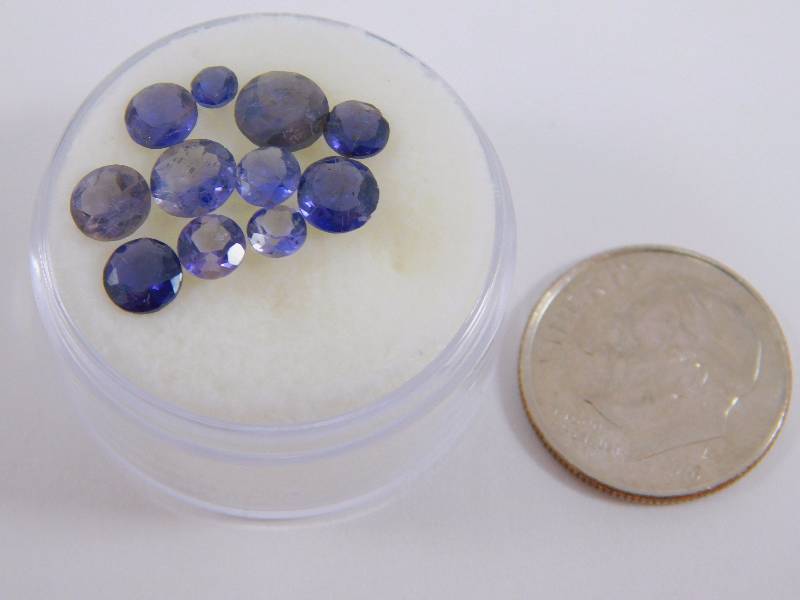 (11) Iolite Gemstones 3.3 ct