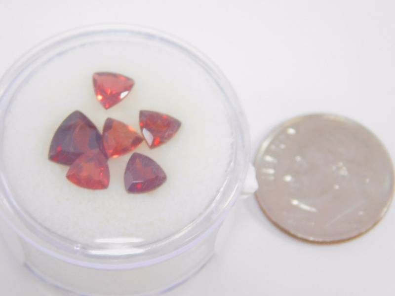 (6) Garnet Gemstones 4 ct