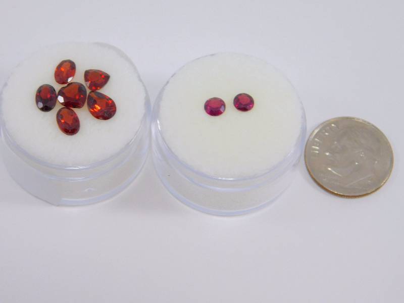 (8) Red Garnet Gemstones 4.51 ct.