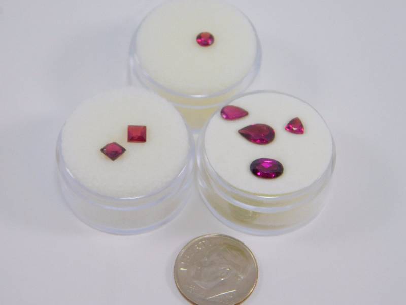 (7) Color Changing Garnet Gemstones 3.76 ct.