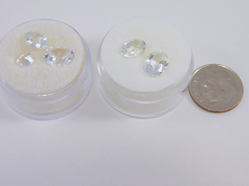 (5) CrystalQuartz Gemstones 7.99 ct