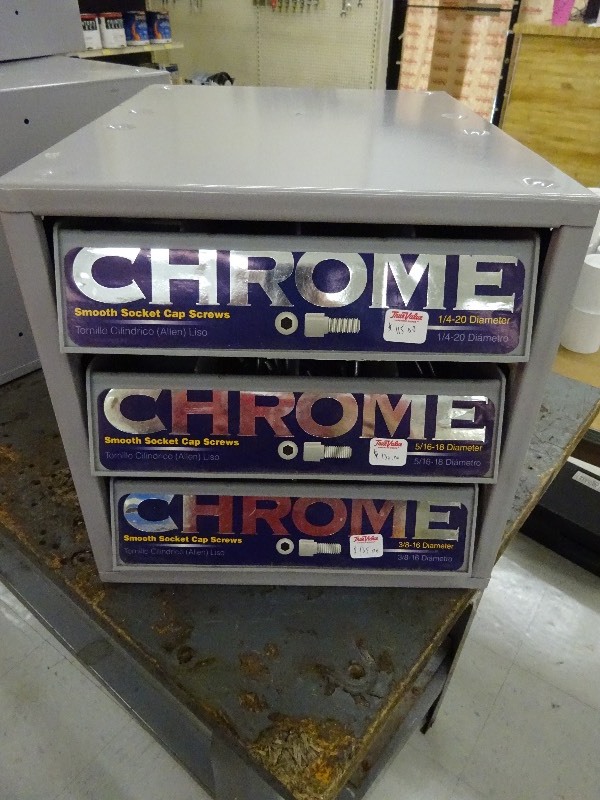 Chrome Smooth sockey cap screws