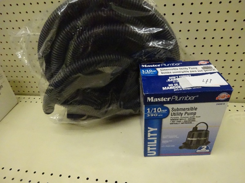 Master plumber utility 110 hp submersible