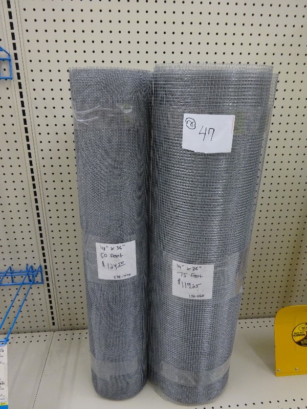 Rolls of screen