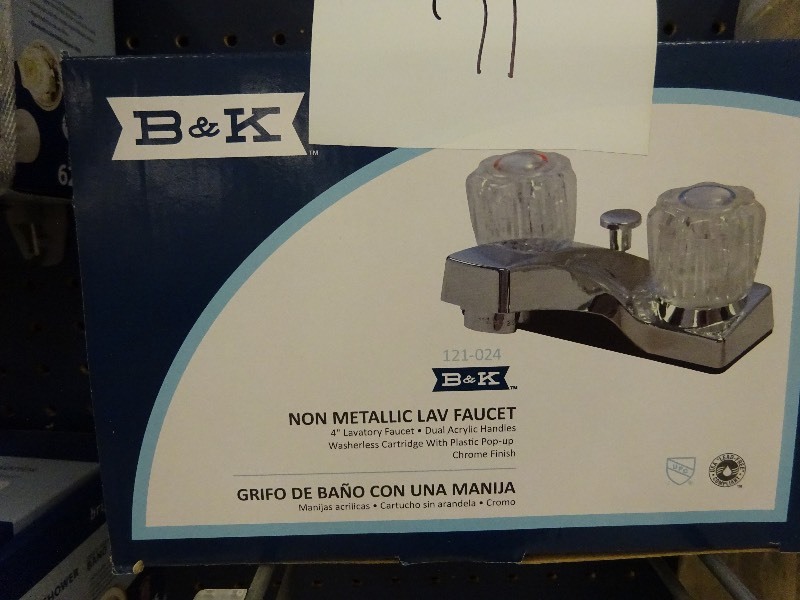 B & K Bath faucet
