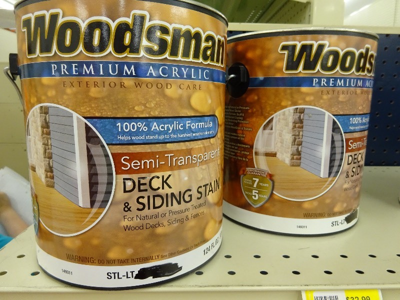 Acrylic deck stain