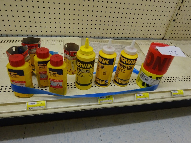 Caution tape, line caulk