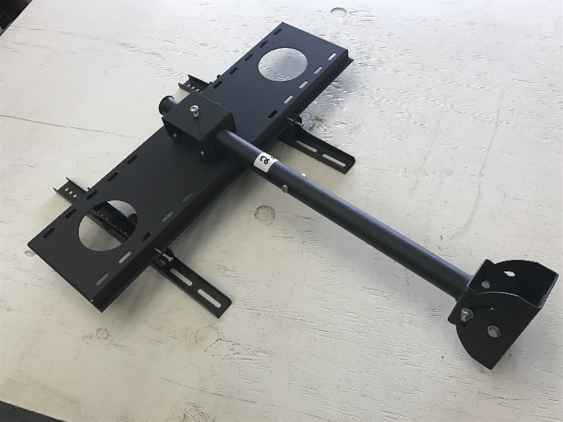 lot 26 image: Adjustable Wall-Mount T.V. Stand ...